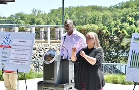 Calvin Ball announcing full fireworks display 