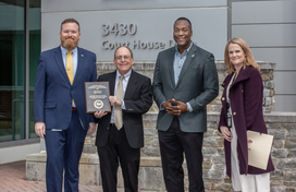 Howard County Executive Calvin Ball Recognizes Radio Operator as Emergency Management Volunteer of the Year