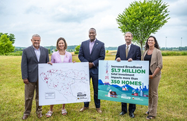 Broadband announcement public officials