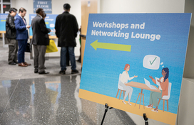 A photo from County Executive Calvin Ball's Federal Workers Career Fair on April 8, 2025.