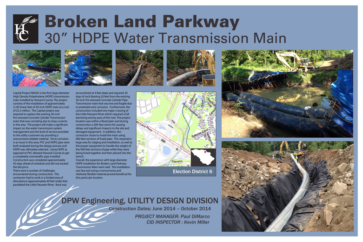 30" HDPE Water Transmission Main