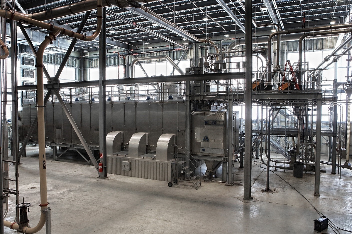 Dryer 2 System including back mixing platform and final processing equipment