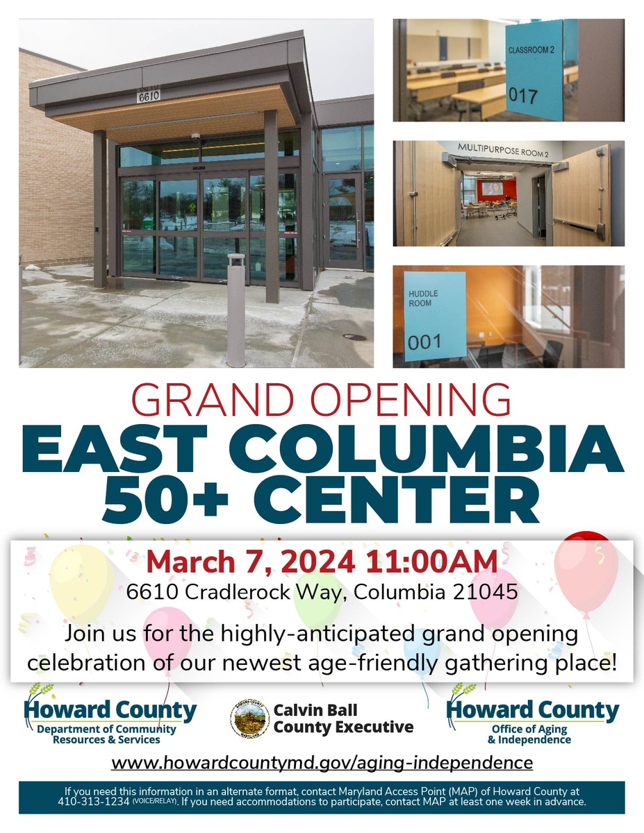 East Columbia 50+ Center Grand Opening
