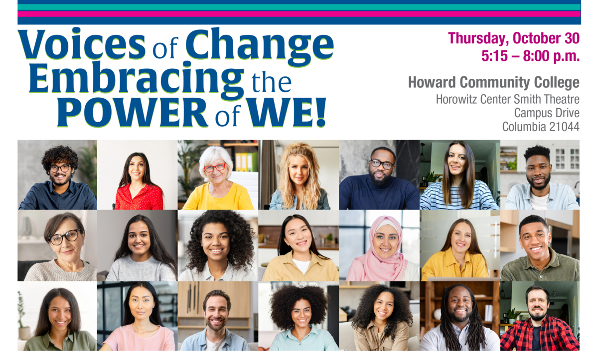 Voice for Change event flier