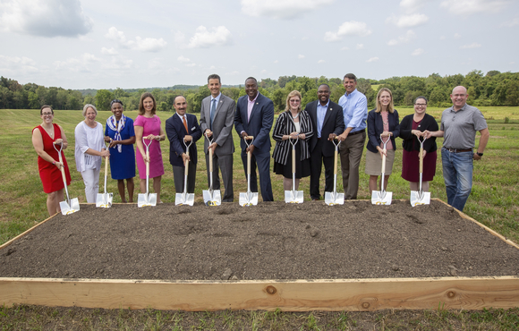 Groundbreaking photo for largest solar power purchase agreement