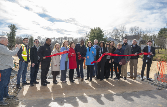 EC Safe & Sound Quaker Mill Pond Ribbon Cutting