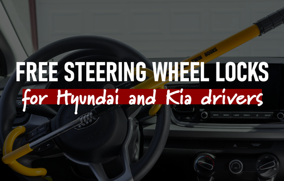 Steering wheel with anti-theft measures