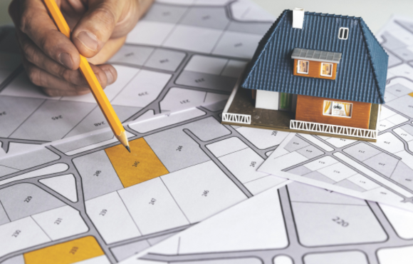 Map of building plot