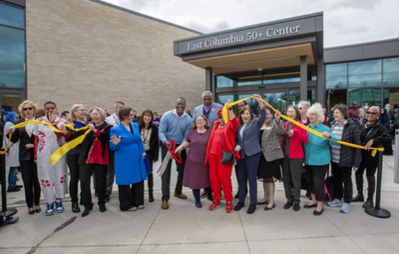 East Columbia 50+ ribbon cutting