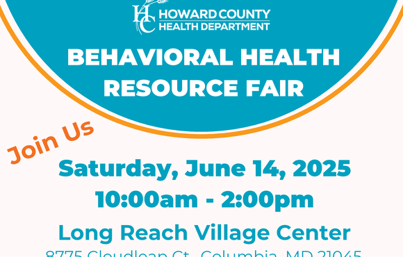 Behavioral Health Resource Fair. Join us Saturday, June 14, 2025 from 10am-2pm