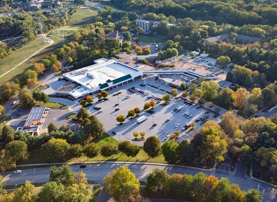 Aerial view of Long Reach Rising