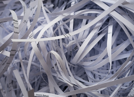 shredded paper