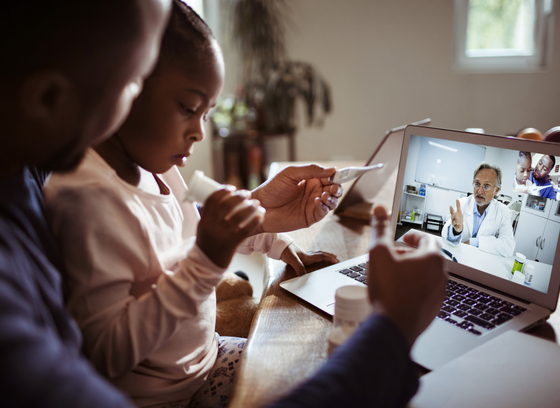 Child telehealth visit