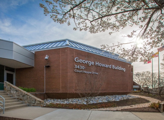 George Howard Building from pedestrian entrance