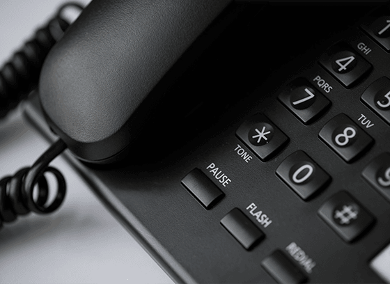 contact us via phone