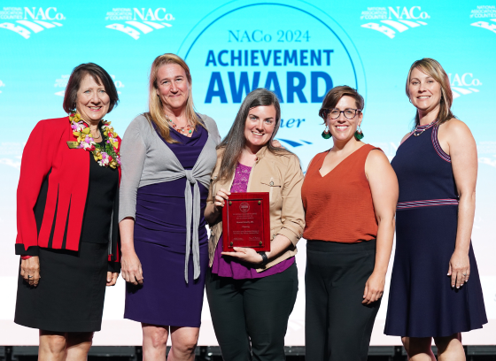 Howard County Team Accepts NACo Award for HoCo By Design General Plan