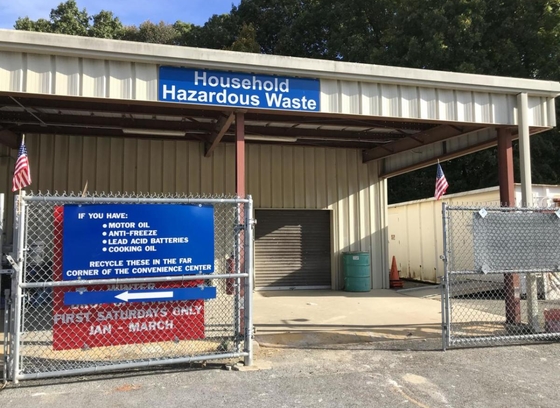 household hazardous waste building