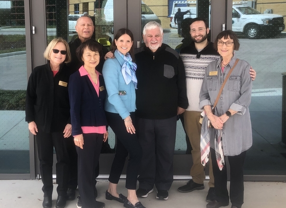 Commission on Aging members at East Columbia opening 