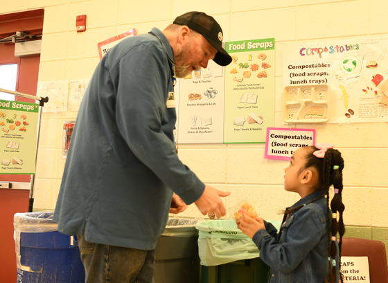 food scrap collection at bellows spring