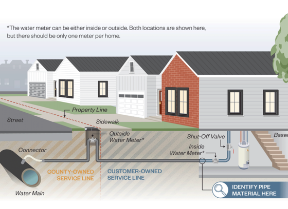 Infographic of the Service Line auditing process.