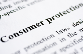 image of text that read consumer protection