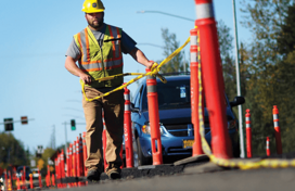 Construction Zone Markings