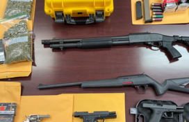 Robbery and gun arrests