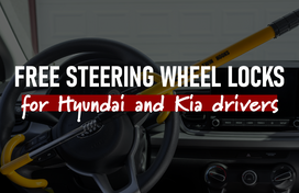 Steering wheel with anti-theft measures