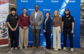 Howard Community College Workforce and Trades Center funding announcement group photo