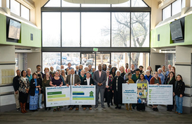 Group of participants at Nonprofit Collaborative Expansion announcement