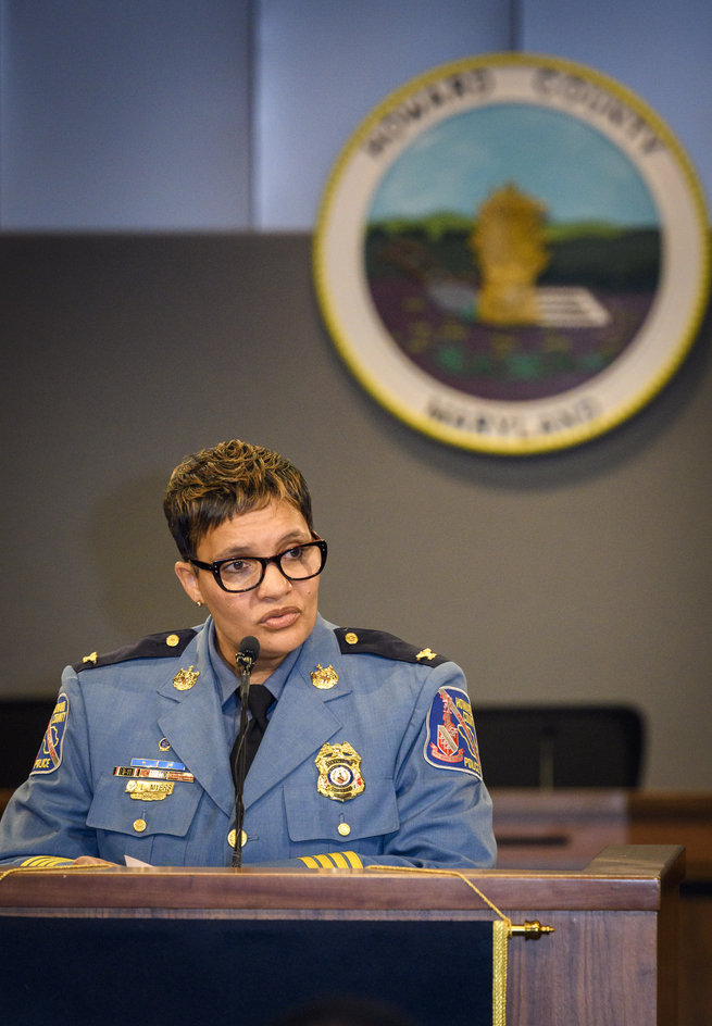 Chief Lisa Myers swearing in ceremony