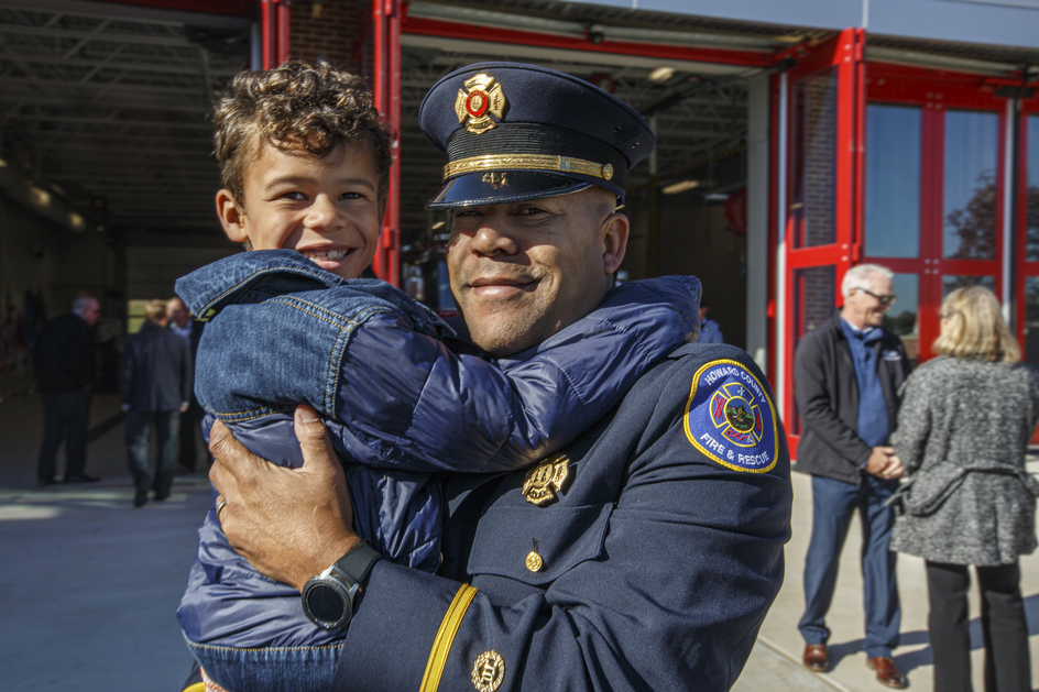 Captain Porter and son