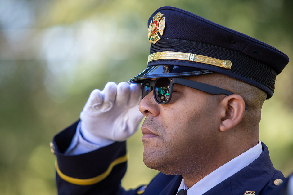 Captain Porter honor guard