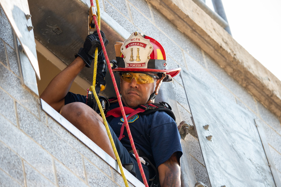 Captain Porter training