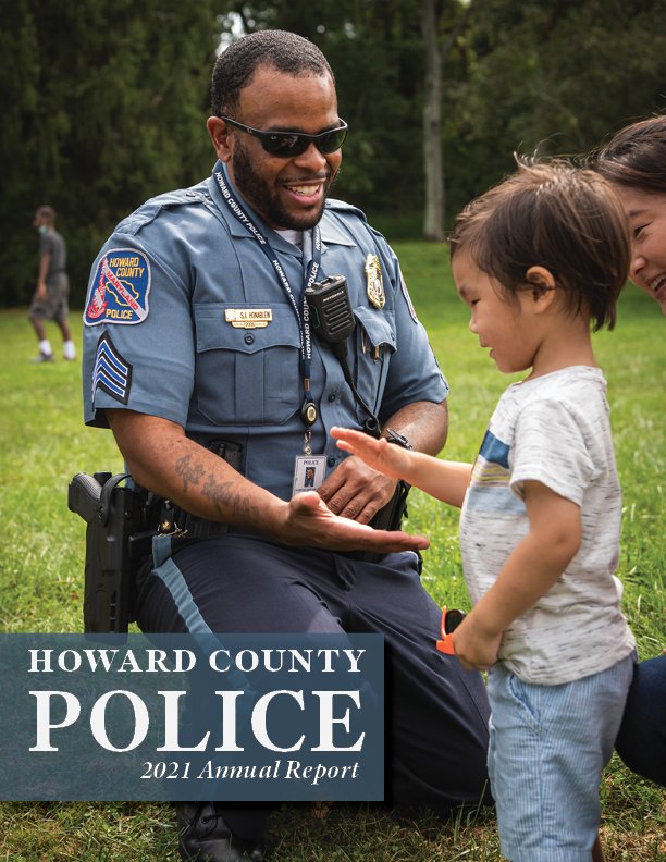 Officer gives high five to a small child