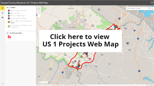 Clickable photo for US 1 webmap link