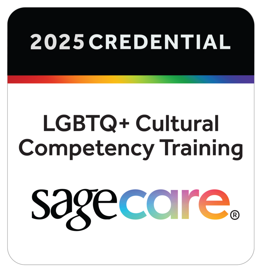 2025 Credential, LGBTQ+ Cultural Competency Training SageCare