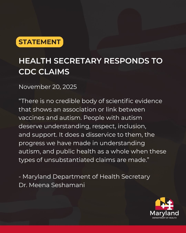 Health Secretary Responds to CDC Claims of Link Between Vaccines and autism