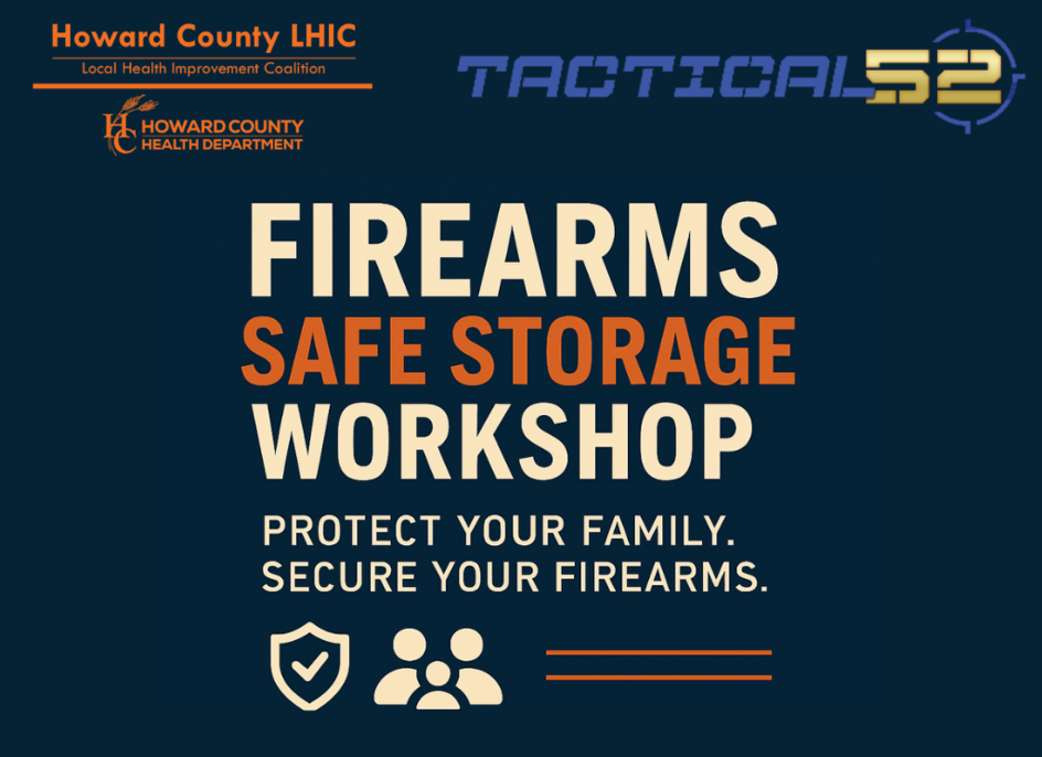 Firearms Safe Storage Workshop. Protect your family. Secure your firearms.