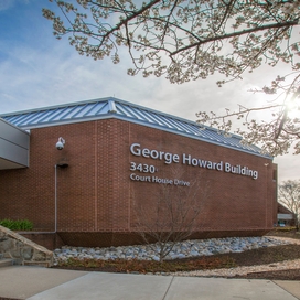 George Howard Building from pedestrian entrance